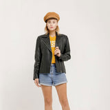 The New Classic Leather Jacket -<br> Black