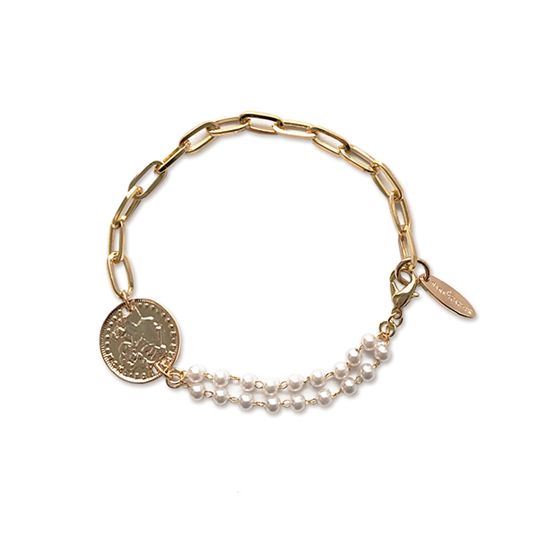 Buy Gold Plated Ghunghroo Ragi Coin Bracelet by 5Elements Online at Aza  Fashions.