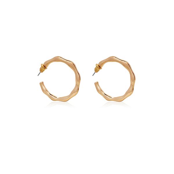 Small Bamboo Hoop Earrings