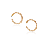 Small Bamboo Hoop Earrings