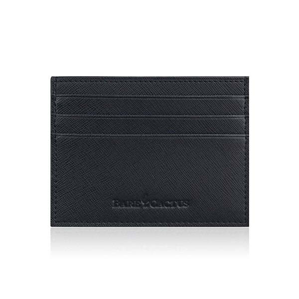 Jaycee Leather Card Holder-<br> Black