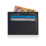 Jaycee Leather Card Holder-<br> Black