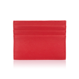 Jaycee Leather Card Holder-<br> Red