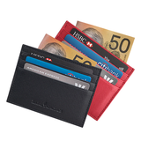 Jaycee Leather Card Holder-<br> Black