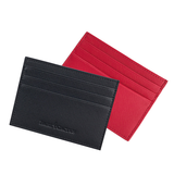 Jaycee Leather Card Holder-<br> Red